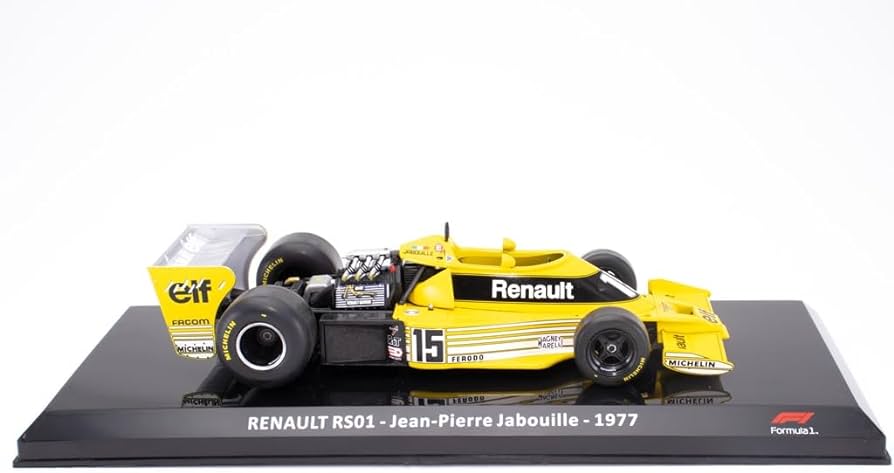 Formula 1 Renault RS01 Jean-Pierre Jabouille 1977 - 1/24 Altaya