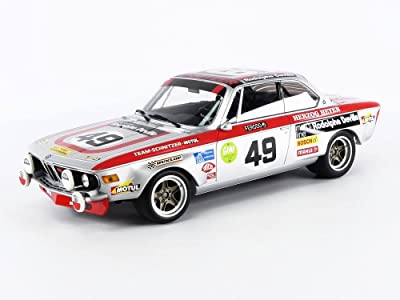 BMW 2800 CS Team Schnitzer-Motul Herzog/Heyer 24h Spa 1972 1/300pcs nr.49 - 1/18 Minichamps
