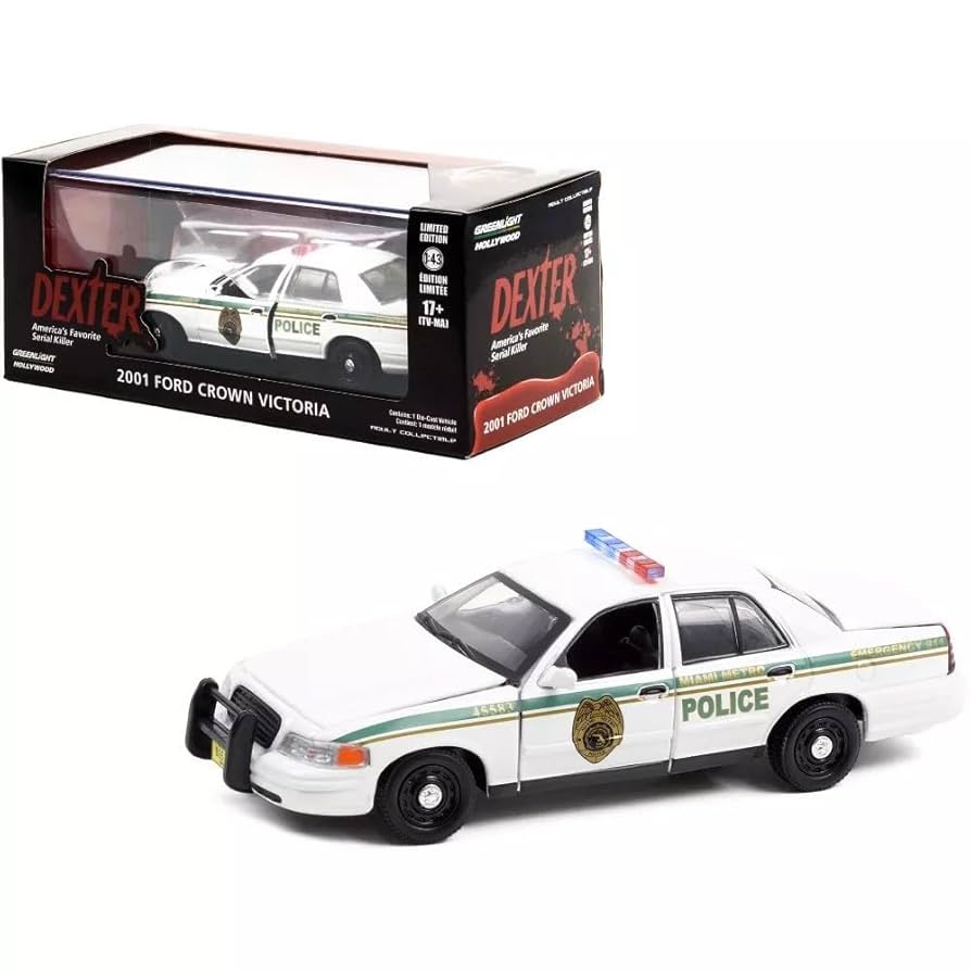 Ford Crown Victoria 2001 DEXTER cu vitrina plexiglass - 1/43 Greenlight