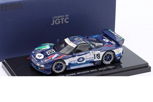 Avex Dome Mugen NSX Jgtc 1997 cu vitrina plexiglass - 1/43 Ebbro