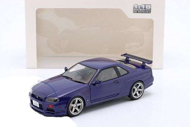 Nissan R34 GTR mov 1999 - 1/18 Solido