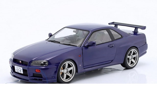 Nissan R34 GTR mov 1999 - 1/18 Solido