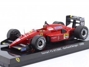 Formula 1 Ferrari F1-87/88C - Gerhard Berger 1988 #28 cu vitrina plexiglass - 1/24 Premium Collectibles