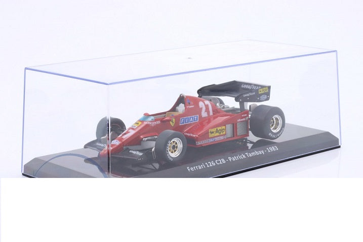 Formula 1 Ferrari 126 C2B - Patrick Tambay 1983 cu vitrina plexiglass - 1/24 Altaya