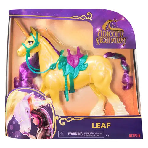 Figurina Unicorn cu accesorii Leaf - Unicorn Academy