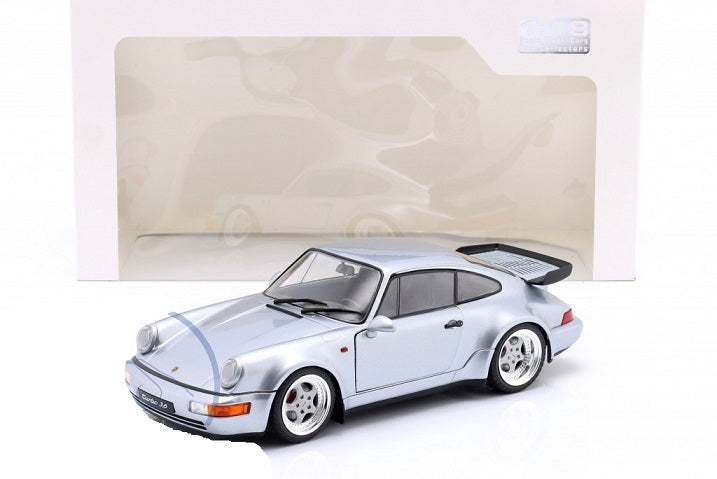Porsche 911 3.8 RS polar silver 1990 - 1/18 Solido