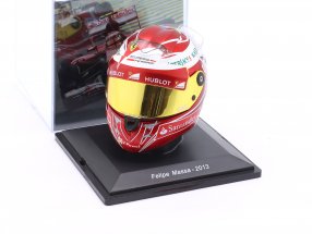 Casca Felipe Massa 2013 cu vitrina plexiglass - 1/5 Spark