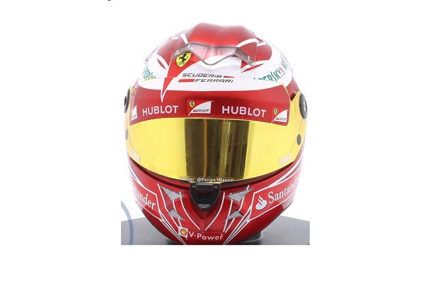 Casca Felipe Massa 2013 cu vitrina plexiglass - 1/5 Spark