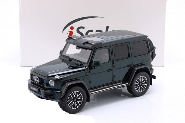 Mercedes-Benz AMG G63 (W463) 4x4 2022 emerald green metallic - 1/18 IScale