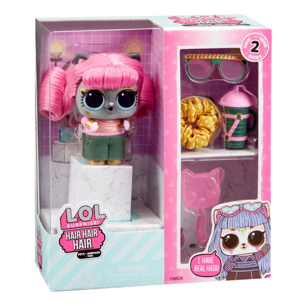 LOL Surprise Hair Hair Hair Pets S2 - Brass Kitty