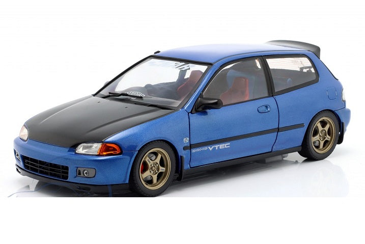 Honda Civic albastra 1991 - 1/18 Solido
