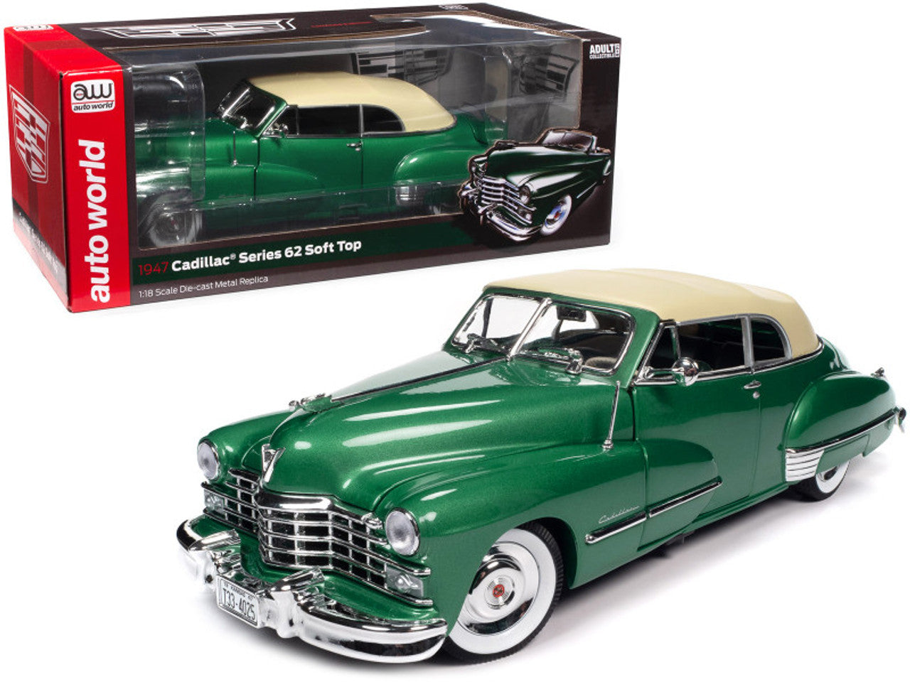 Cadillac Series 62 soft top 1947 - 1/18 Auto World