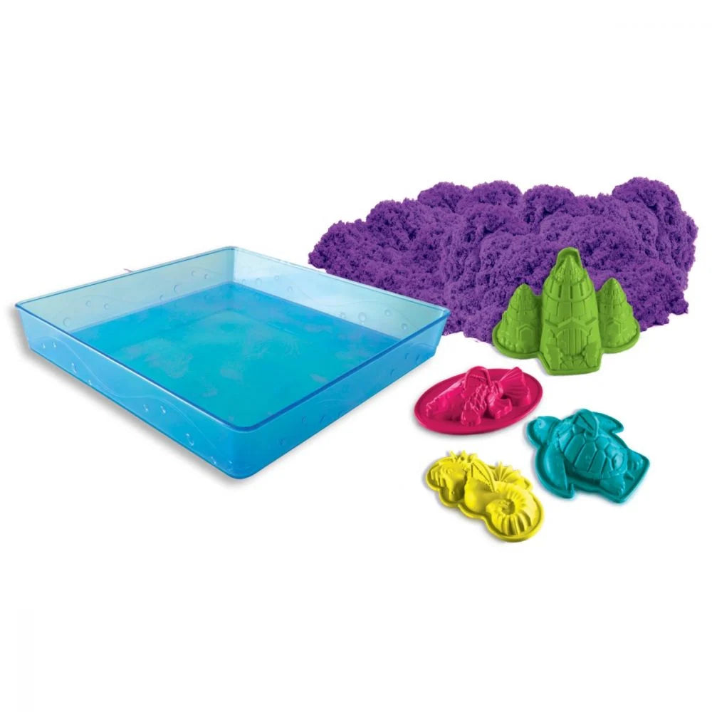 SET nisip kinetic mov 454g cu tavita - KINETIC SAND