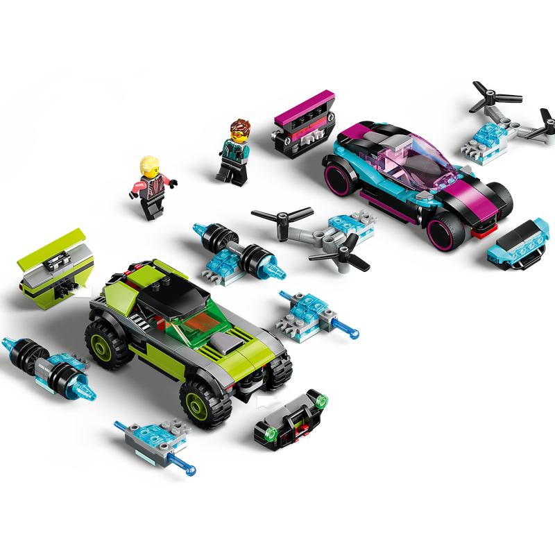 LEGO City 60396 - Masini de curse modificate (359 piese)