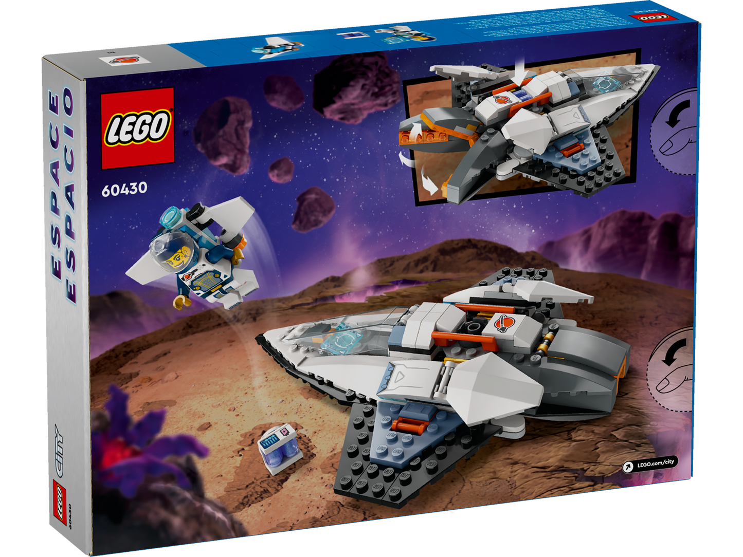 LEGO City 60430 - Nava spatiala interstelara (240 piese)