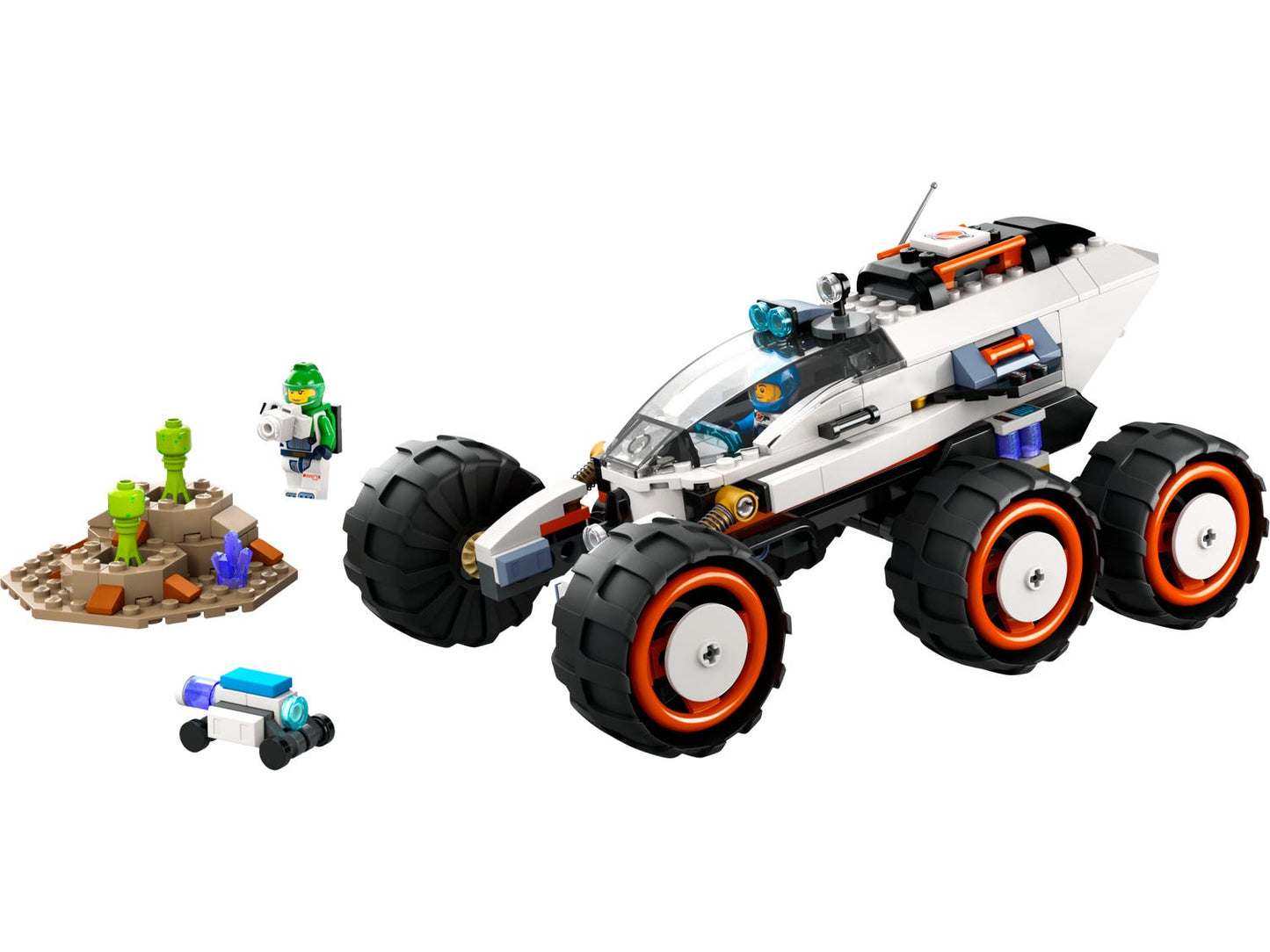LEGO City 60431 - Rover de explorare spatiala si viata extraterestra (311 piese)