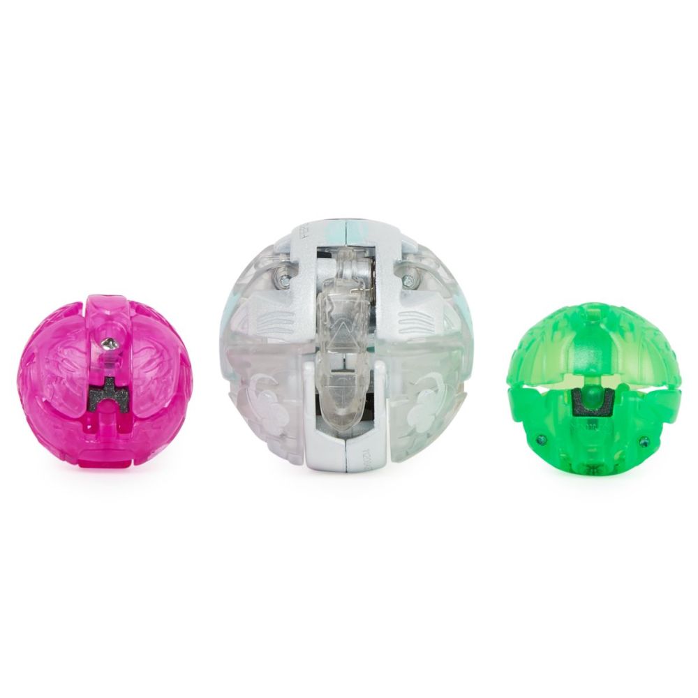 Set 3 Figurine Bakugan Evolutions Platinum Series - Wrath,Nano Clutch si Nano Echo
