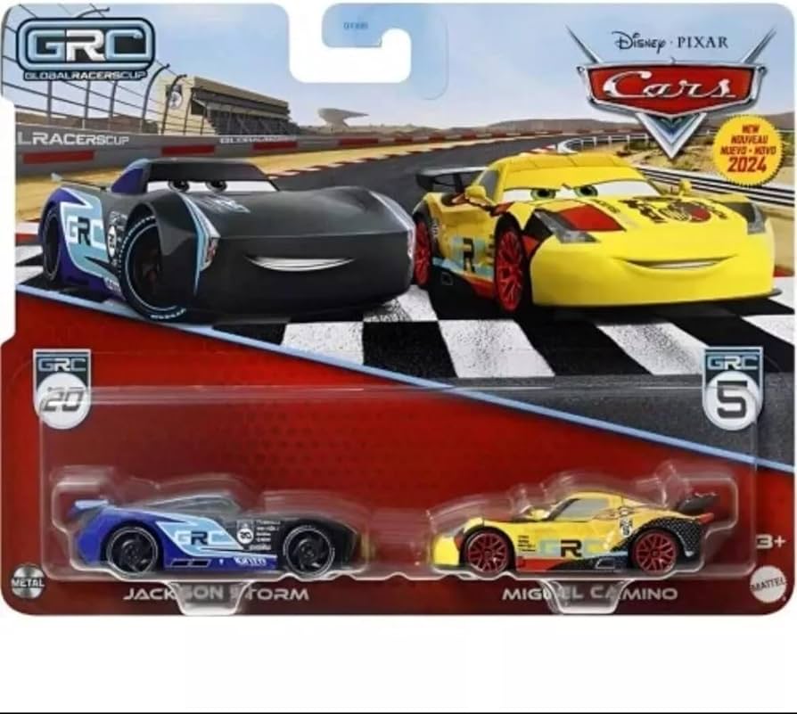 Set 2 masinute metalice Jackson Storm si Miguel Camino - 1/55 Cars