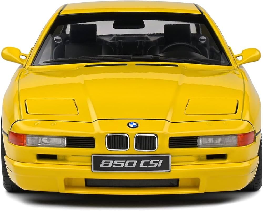 BMW 850 Csi (E31) galben - 1/18 Solido