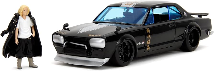 Nissan Skyline GT-R 1971 cu figurina Mikey - 1/24 Jada