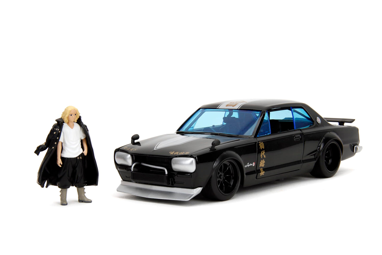 Nissan Skyline GT-R 1971 cu figurina Mikey - 1/24 Jada