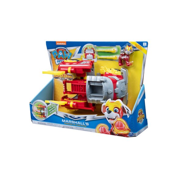 SET de joaca Paw Patrol -MARSHALL's Powered Up Firetruck