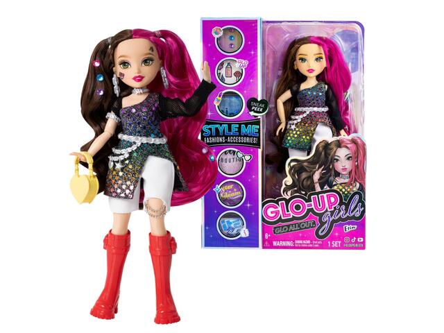 Papusa Glo-Up Girls Glo All Out - Erin 27cm