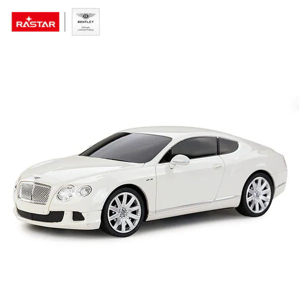 Masinuta cu telecomanda - Bentley Continental GT alb - 1/24 RASTAR