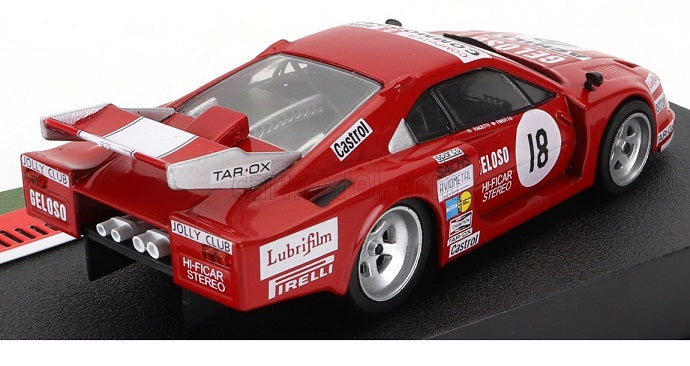 Ferrari 308 Gtb 6h Silverstone 1981 C. Facetti / M.Finotto cu vitrina plexiglass - 1/43 Altaya