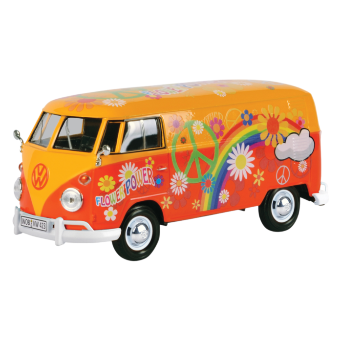 Volkswagen Type 2 T1 Flower Power - 1/24 Motormax
