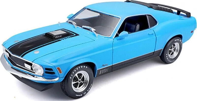 Ford Mustang Mach 1 1970 (albastru) - 1/18 Maisto