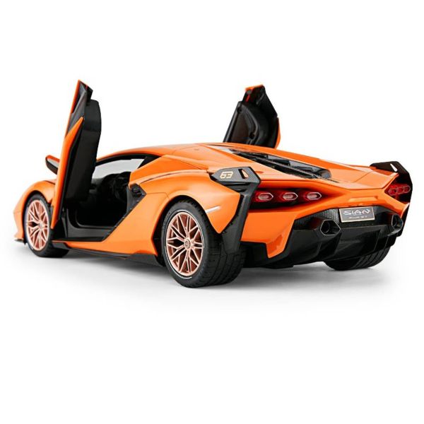 Lamborghini Sian portocaliu cu telecomanda - 1/14 Rastar