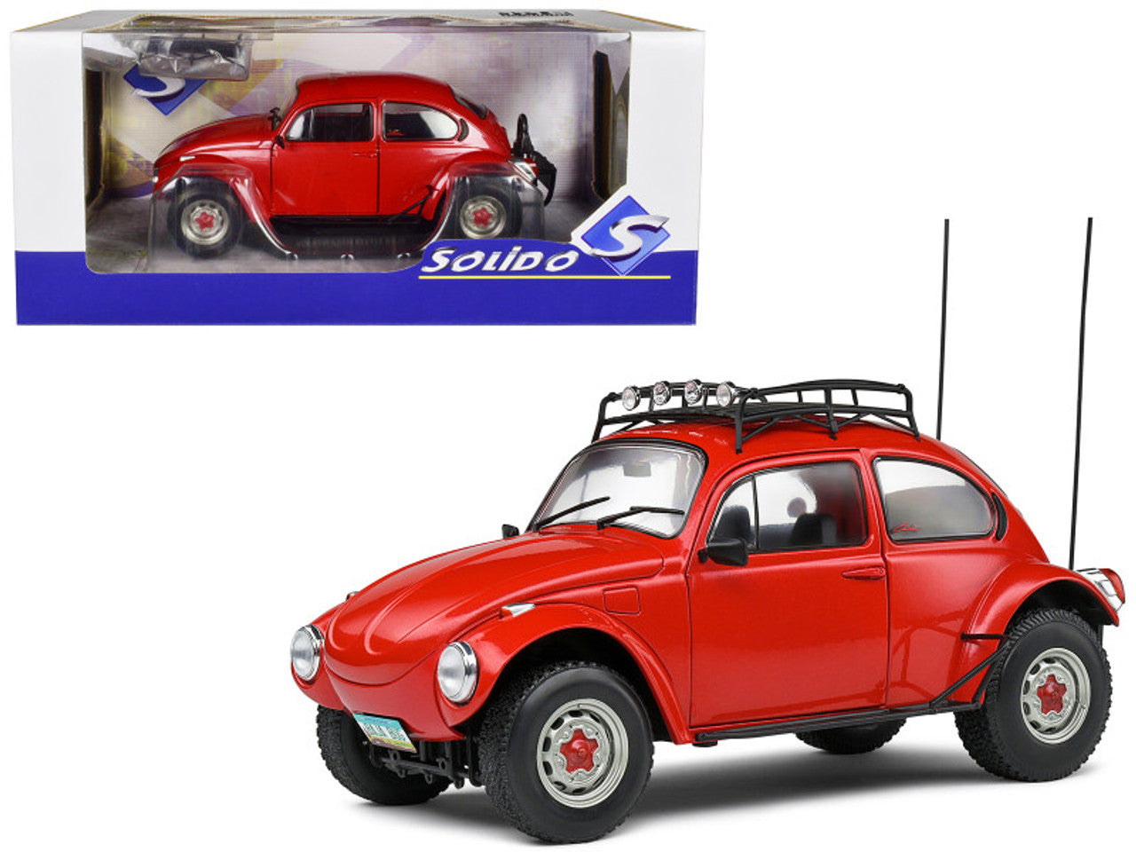 Volkswagen Beetle Baja rosu 1976 - 1/18 Solido