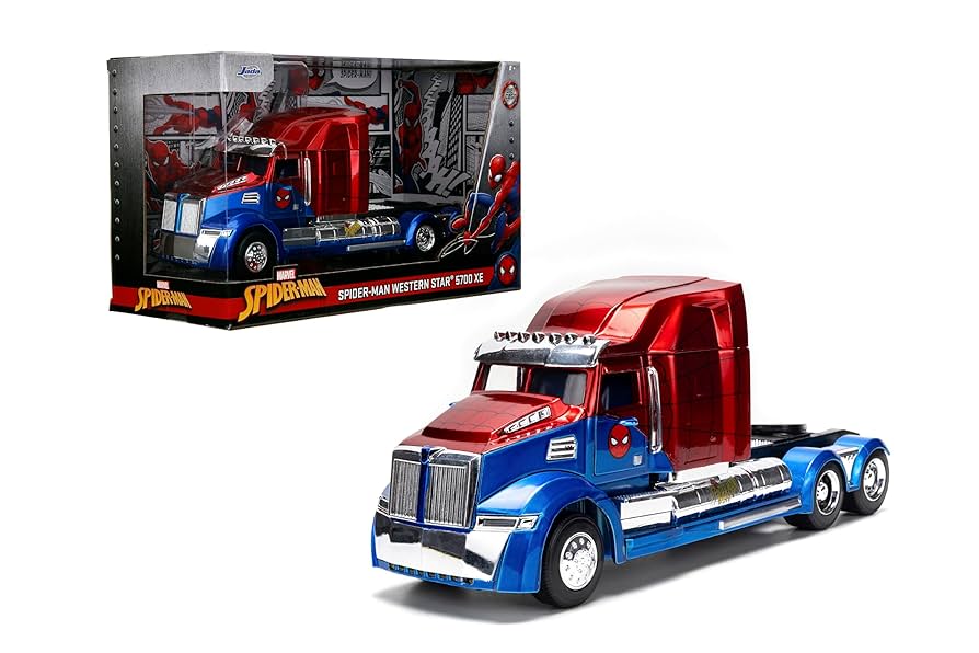 Camion Spider-man Western Star 57X- 1/24 Jada