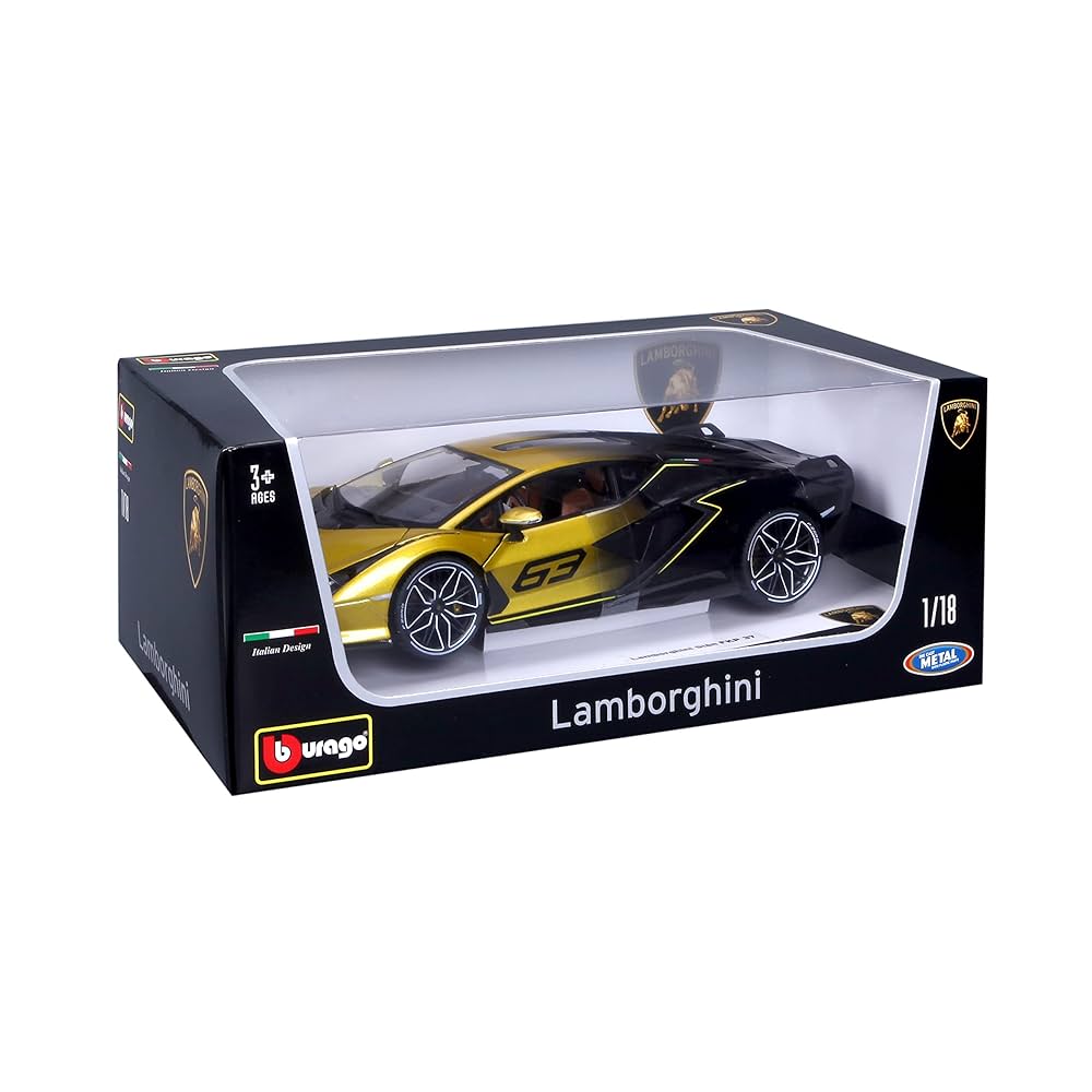 Lamborghini Sian galben/negru - 1/18 Bburago