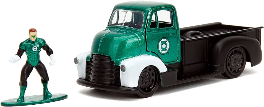 Chevrolet Coe Pickup 1952 si figurina Green Lantern - 1/32 Jada