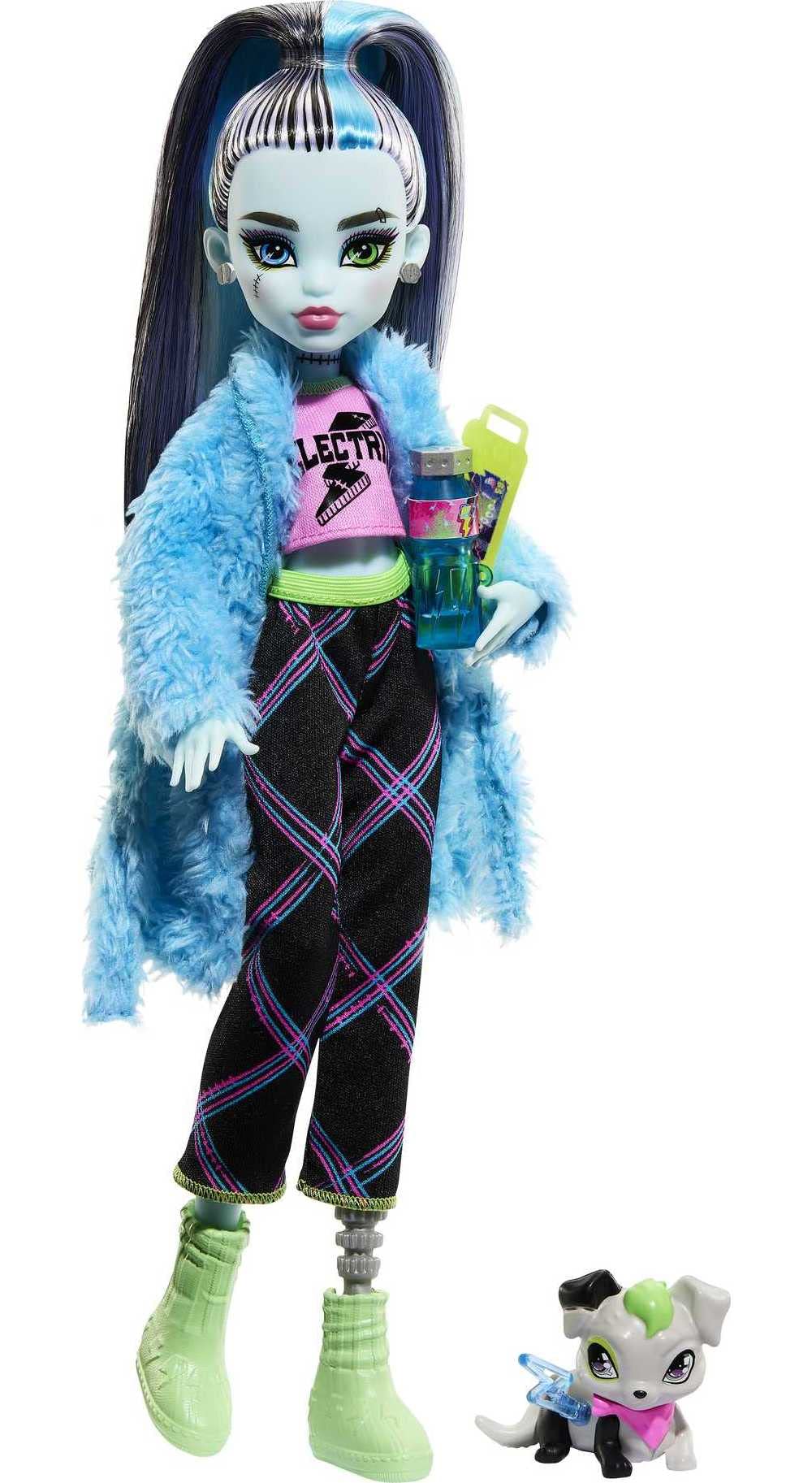 Papusa Monster High Pijama Party - Frankie Stein cu accesorii
