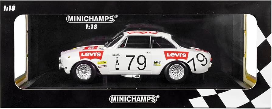 Alfa Romeo 1300 GTA Spa 24h 1971 - 1/300pcs - 1/18 Minichamps