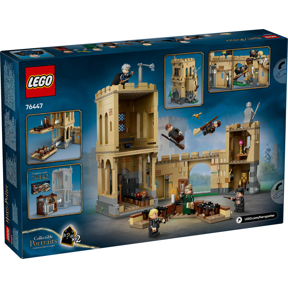 Lego Harry Potter 76447 - Castelul Hogwarts Lectii de zbor (651 piese)