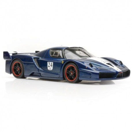Ferrari Fxx bleumarin #24 cu vitrina plexiglass - 1/43 Hot Wheels Elite