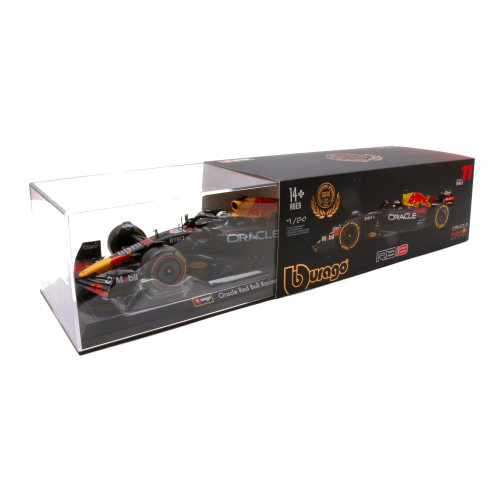 Formula 1 Oracle Red Bull Racing RB18 2022 Sergio Perez cu vitrina plexiglass - 1/24 Bburago