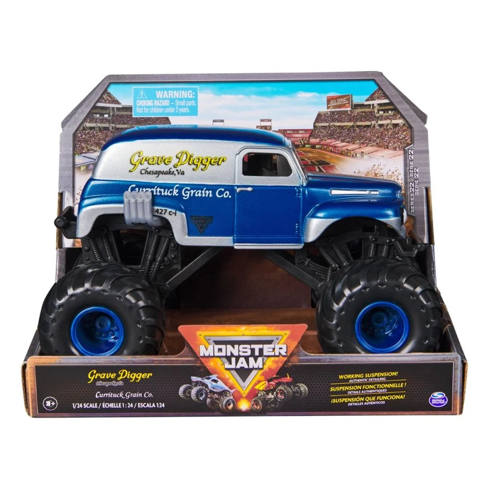 Monster Jam Grave Digger Currituck Grain (metalic) - 1/24