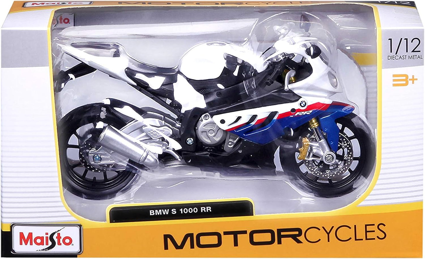 Motocicleta BMW S 1000 RR - 1/12 Maisto