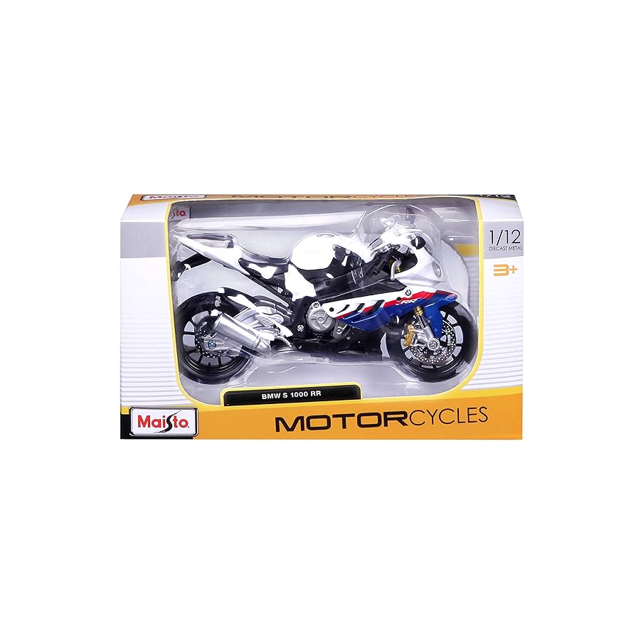 Motocicleta BMW S 1000 RR - 1/12 Maisto