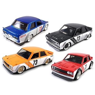 Datsun 510 Widebody 1973 Negru - 1/32 Jada