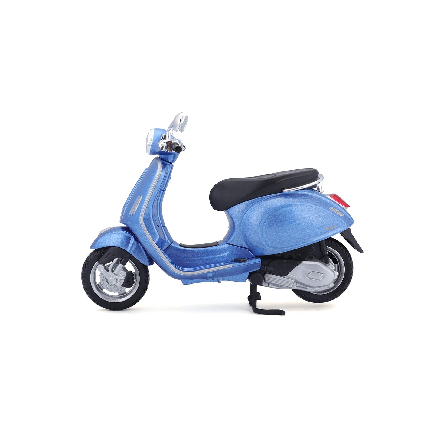 Scooter Vespa Primavera albastra - 1/12 Maisto