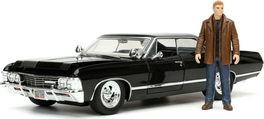 Chevrolet Impala SS Sport Sedan 1967 cu figurina Dean Winchester - 1/24 Jada