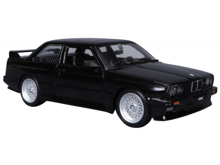 BMW M3 E30 negru - 1/24 Bburago