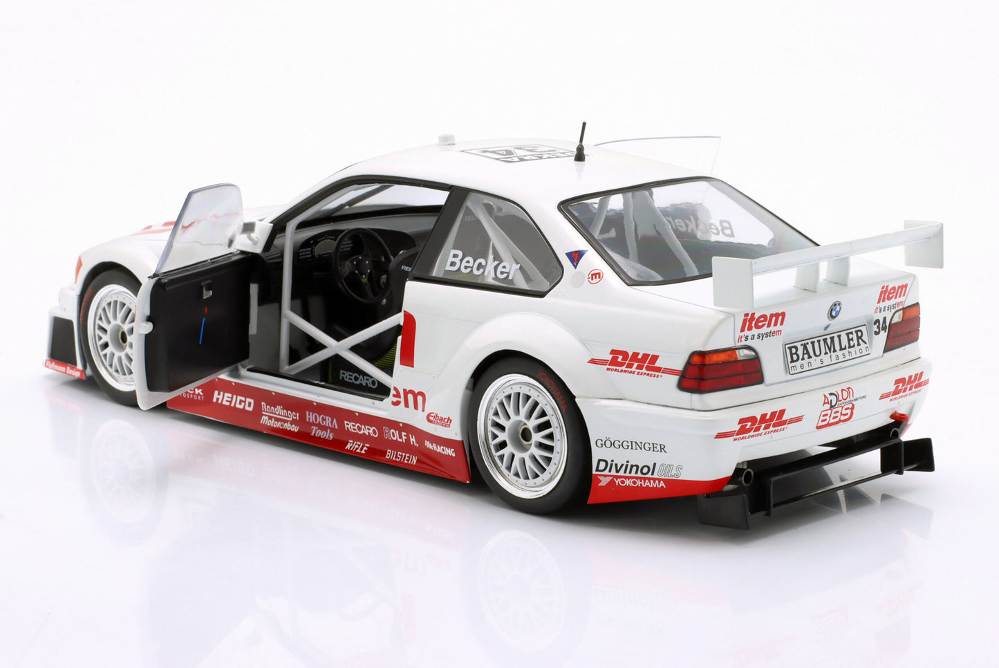 BMW 325i Coupe E36 DTM #34 DTM 1994 Harald Becker - 1/18 WERK83