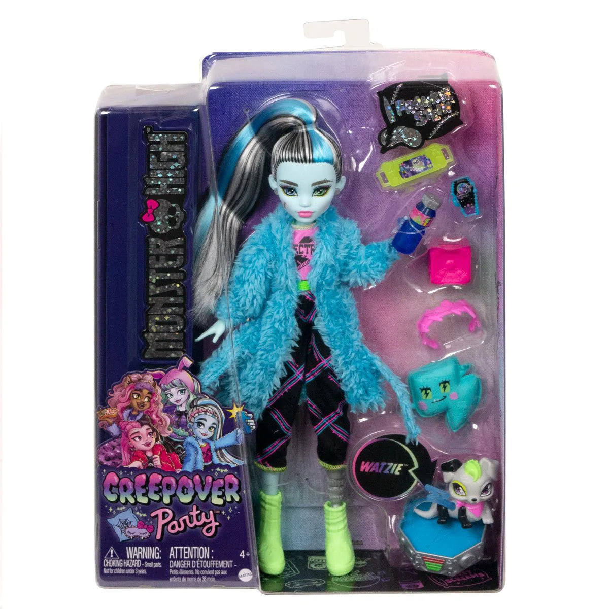 Papusa Monster High Pijama Party - Frankie Stein cu accesorii